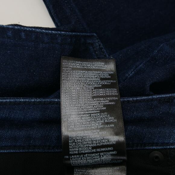 NYDJ Slim Straight Stretch Curves 360 Dark Wash Jeans Womens Sz 4 - Picture 13 of 13